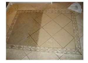 tile and grout floor
